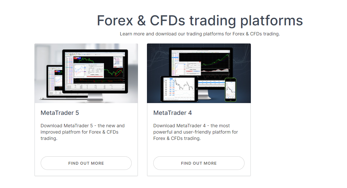 Admirals MT4 and MT5 trading platforms
