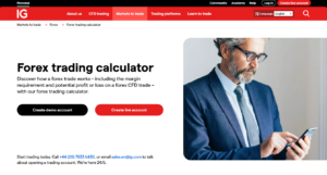 IG Forex Trading Calculator