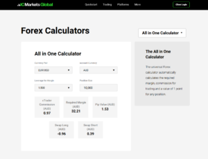 IC Markets Forex Trading Calculator